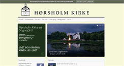 Desktop Screenshot of horsholmkirke.dk